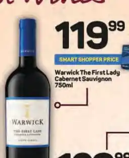 Pick n Pay Warwick The First Lady Cabernet Sauvignon 750ml offer