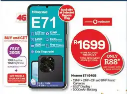 Pick n Pay Hisense E71 64GB offer