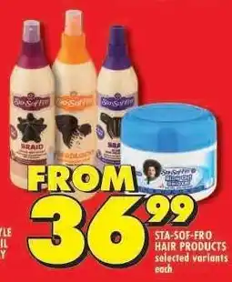 Shoprite STA-SOF-FRO HAIR PRODUCTS offer