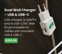 Pick n Pay Dual Wall Charger – USB & USB-C offer