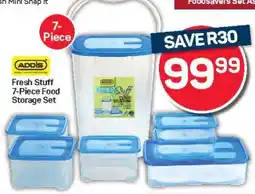 Pick n Pay Hypermarket Addis Fresh Stuff 7-Piece Food Storage Set offer