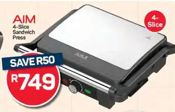 Pick n Pay Hypermarket AIM 4-Slice Sandwich Press offer