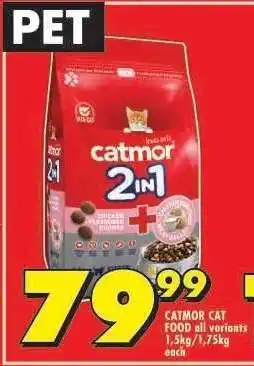 Shoprite CATMOR CAT FOOD all variants offer