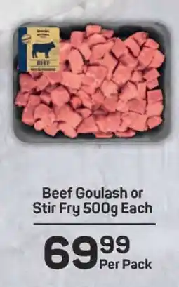 Pick n Pay Beef Goulash or Stir Fry 500g Each offer