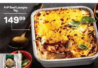 Pick n Pay PnP Beef Lasagne 1kg offer