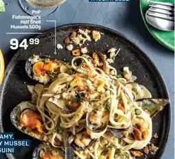 Pick n Pay PnP Fishmonger's Half Shell Mussels 500g offer