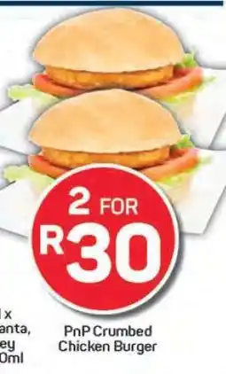 Pick n Pay PnP Crumbed Chicken Burger offer