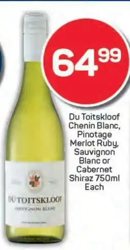 Pick n Pay Du Toitskloof Wines offer