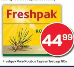 Pick n Pay Freshpak Pure Rooibos Tagless Teabags 80s offer
