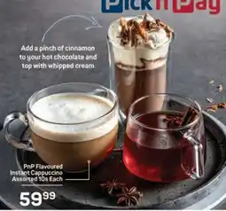 Pick n Pay PnP Flavoured Instant Cappuccino Assorted 10s Each offer