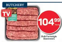 Pick n Pay Bulk Farmstyle Boerewors offer