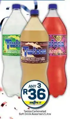 Pick n Pay Twizza Carbonated Soft Drink Assorted 2 Litre offer