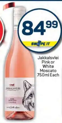 Pick n Pay Jakkalsvlei Pink or White Moscato offer