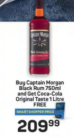 Pick n Pay Captain Morgan Black Rum 750ml offer