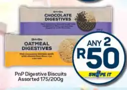 Pick n Pay PnP Digestive Biscuits Assorted 175/200g offer