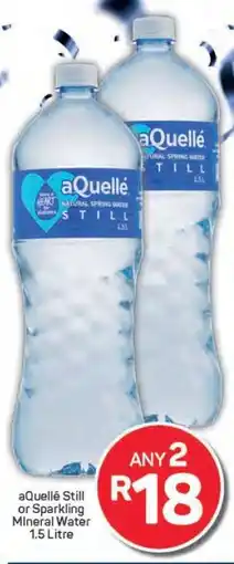 Pick n Pay aQuellé Still or Sparkling Mineral Water offer