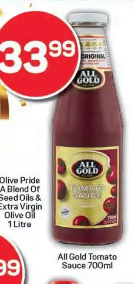 Pick n Pay All Gold Tomato Sauce-700ml offer
