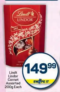 Pick n Pay Lindt Lindor Cornet Assorted offer