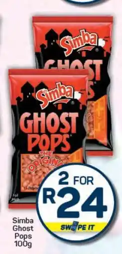 Pick n Pay Simba Ghost Pops 100g offer
