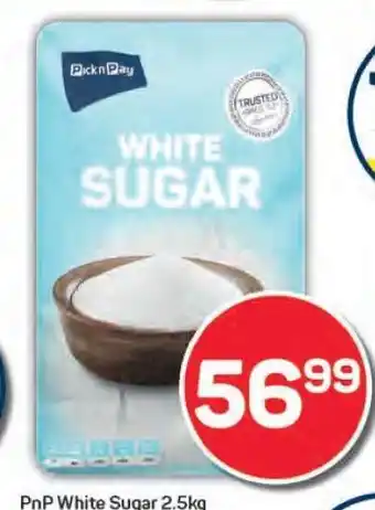 Pick n Pay PnP White Sugar 2.5kg offer