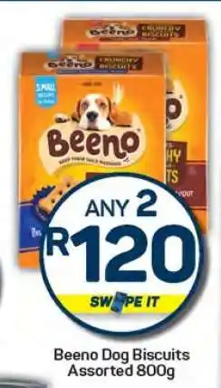 Pick n Pay Beeno Dog Biscuits Assorted 800g offer