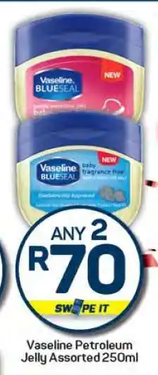 Pick n Pay Vaseline Petroleum Jelly Assorted 250ml offer