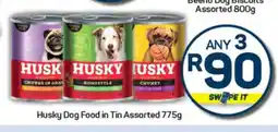 Pick n Pay Husky Dog Food in Tin Assorted 775g offer