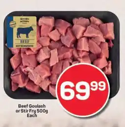 Pick n Pay Beef Goulash or Stir Fry 500g offer