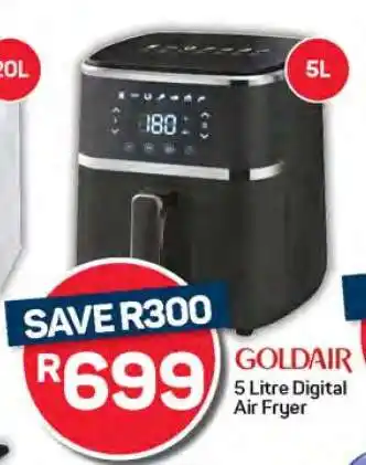 Pick n Pay Goldair 5-Litre Digital Air Fryer offer