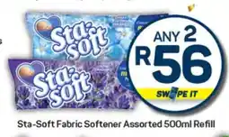 Pick n Pay Sta-Soft Fabric Softener Assorted 500ml Refill offer