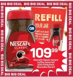 Pick n Pay Nescafé Classic Instant Coffee offer