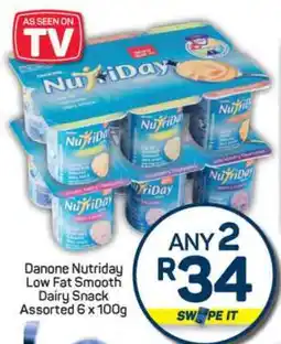 Pick n Pay Danone NutriDay Low Fat Smooth Dairy Snack offer
