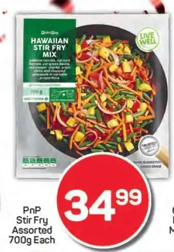 Pick n Pay PnP Stir Fry Assorted 700g Each offer