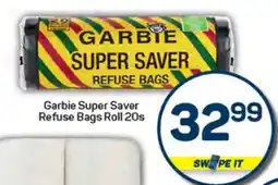 Pick n Pay Garbie Super Saver Refuse Bags Roll 20s offer