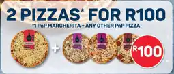 Pick n Pay 2 PnP Pizzas offer