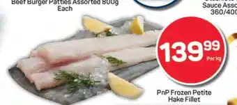 Pick n Pay PnP Frozen Petite Hake Fillet offer
