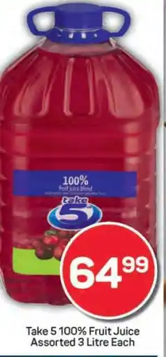 Pick n Pay Take 5 100% Fruit Juice Assorted offer