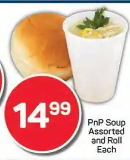 Pick n Pay PnP Soup Assorted and Roll Each offer