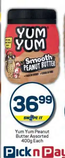 Pick n Pay Yum Yum Peanut Butter Assorted offer
