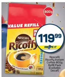 Pick n Pay Nescafe Ricoffy Instant Coffee 800g Refill Pack offer