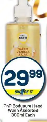 Pick n Pay PnP Bodysure Hand Wash Assorted offer