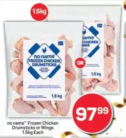 Pick n Pay no name Frozen Chicken Drumsticks or Wings offer