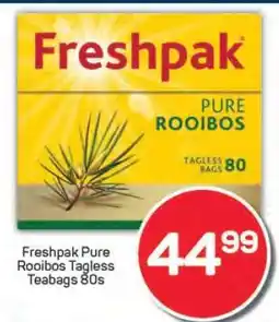 Pick n Pay Freshpak Pure Rooibos Tagless Teabags 80s offer