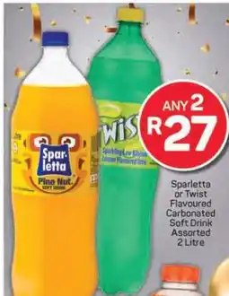Pick n Pay Sparletta or Twist Flavoured Carbonated Soft Drink offer