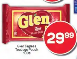 Pick n Pay Glen Tagless Teabags Pouch 100s offer