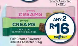 Pick n Pay PnP Creams Flavoured Biscuits Assorted 125g offer