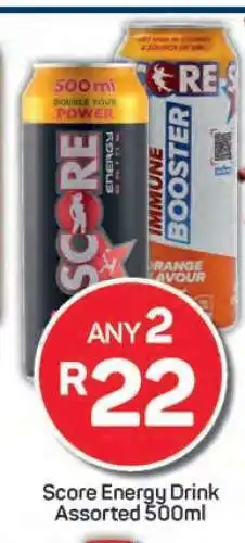 Pick n Pay Score Energy Drink Assorted 500ml offer