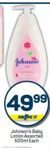 Pick n Pay Johnson's Baby Lotion Assorted offer