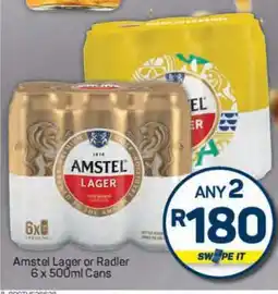 Pick n Pay Amstel Lager or Radler offer