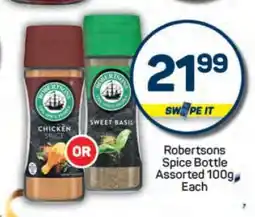 Pick n Pay Robertsons Spice Bottle Assorted 100g offer